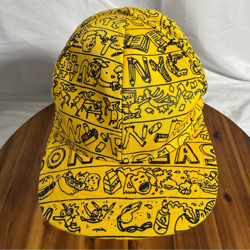 Yellow Graphic Cap